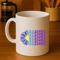 Restore Suicide Prevention Awareness Sunflower Coffee Mug thumb 4
