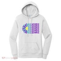 Restore Suicide Prevention Awareness Sunflower Women's Hoodie thumb 0