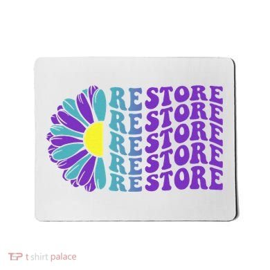 Restore Suicide Prevention Awareness Sunflower Mousepad
