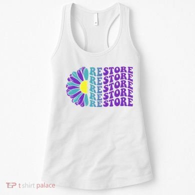Restore Suicide Prevention Awareness Sunflower Women's Tank Top