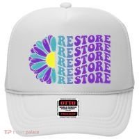 Restore Suicide Prevention Awareness Sunflower Hat thumb 0