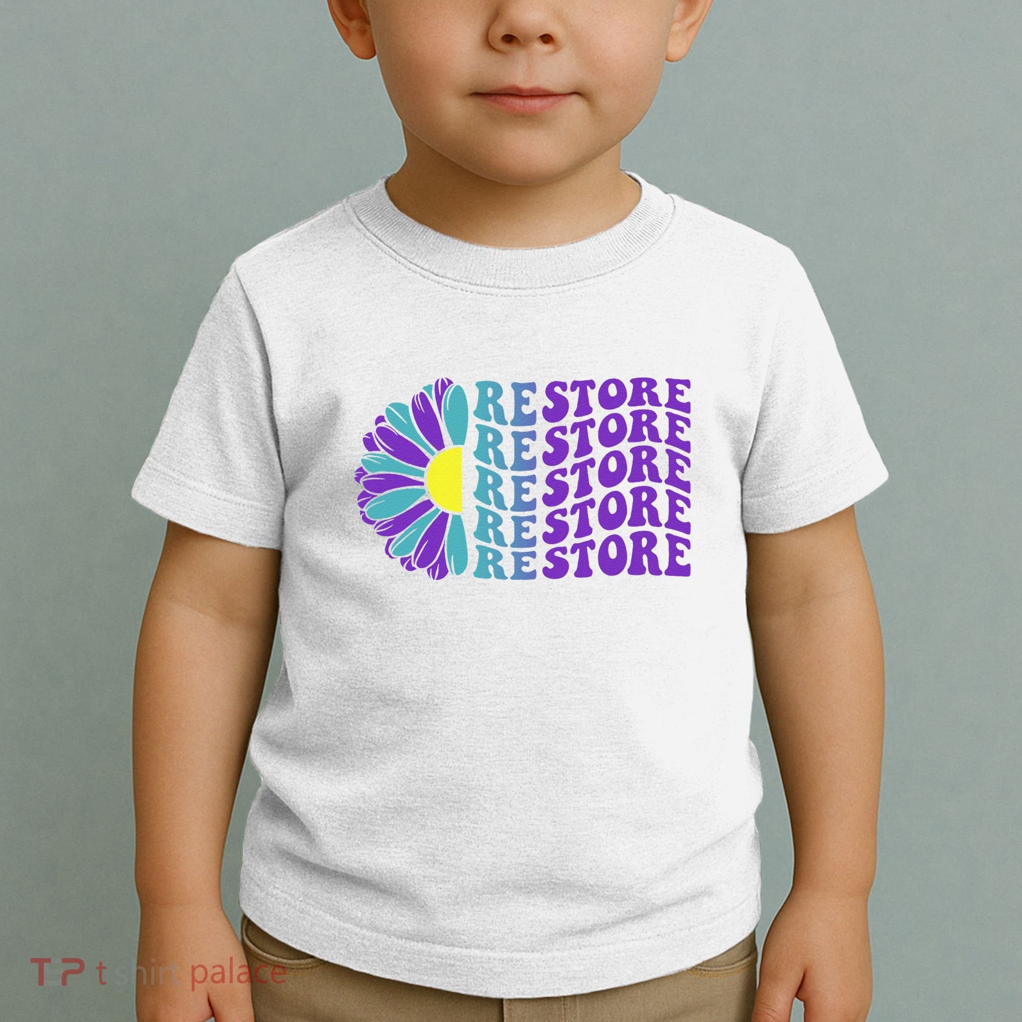 Restore Suicide Prevention Awareness Sunflower Toddler T-Shirt