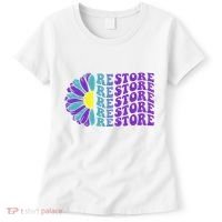 Restore Suicide Prevention Awareness Sunflower Women's T-Shirt thumb 0