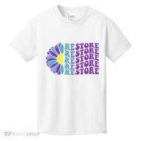 Restore Suicide Prevention Awareness Sunflower Kids T-Shirt thumb 0