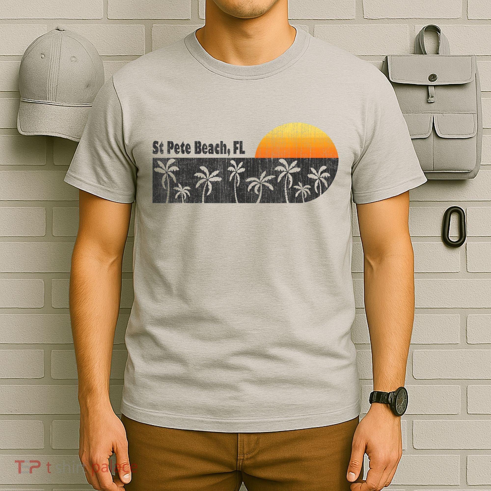 Retro St Pete Beach Florida Beach T-Shirt