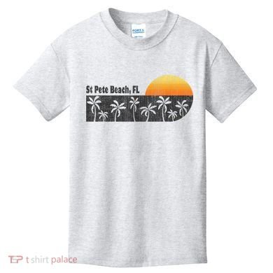 Retro St Pete Beach Florida Beach Kids T-Shirt