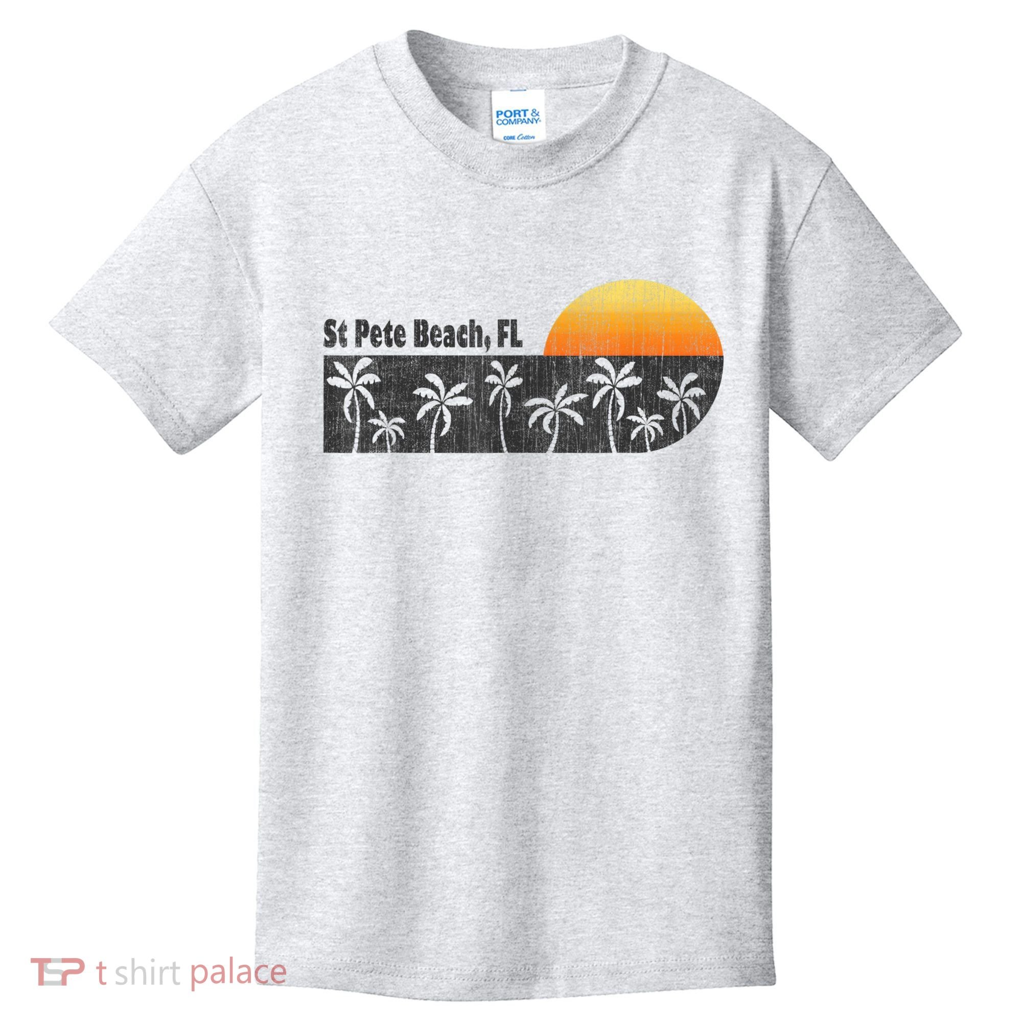 Retro St Pete Beach Florida Beach Kids T-Shirt