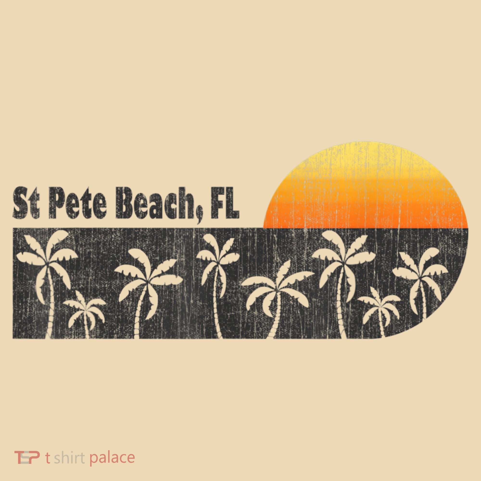 Retro St Pete Beach Florida Beach Tote Bag