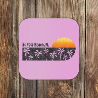 Retro St Pete Beach Florida Beach Coaster