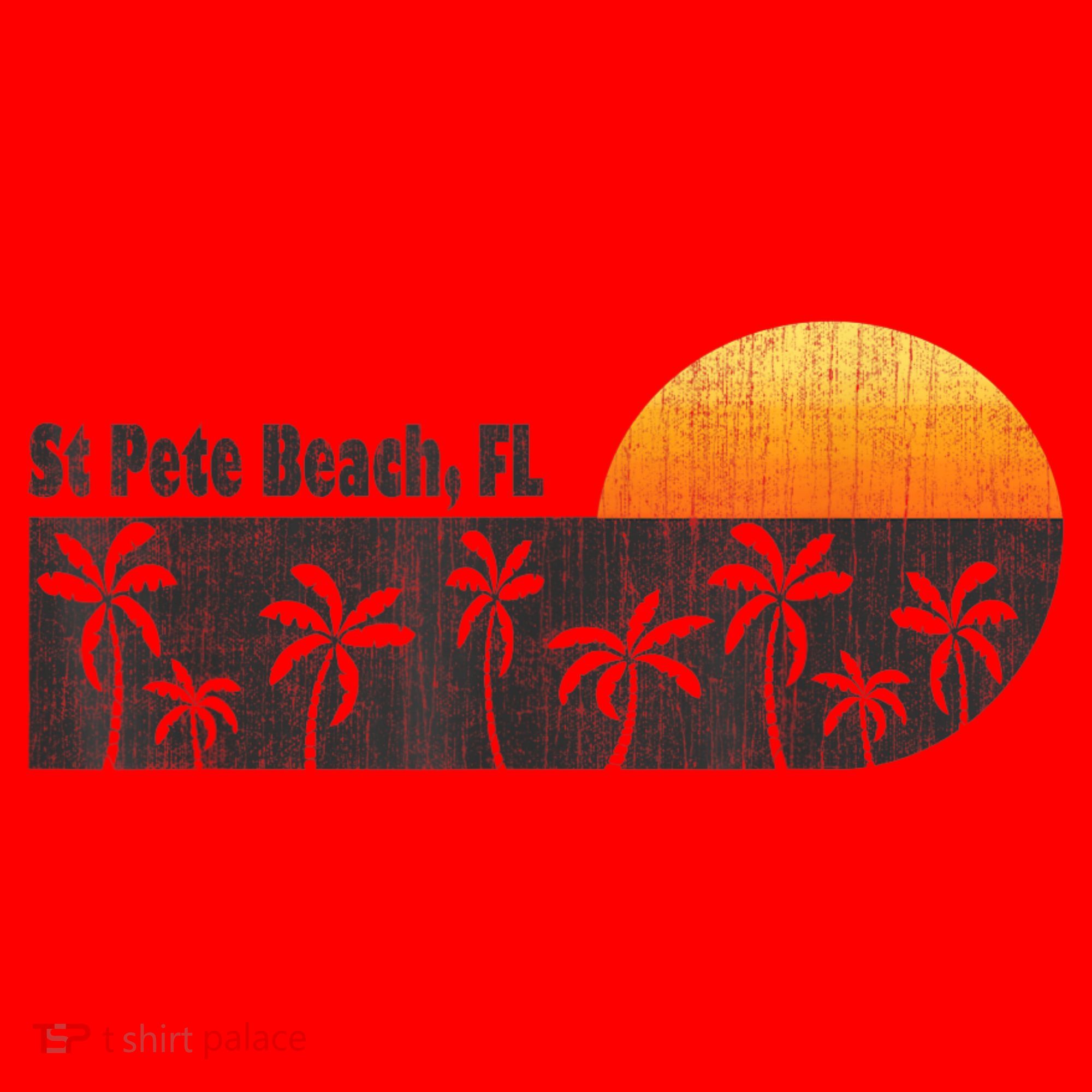 Retro St Pete Beach Florida Beach Santa Hat