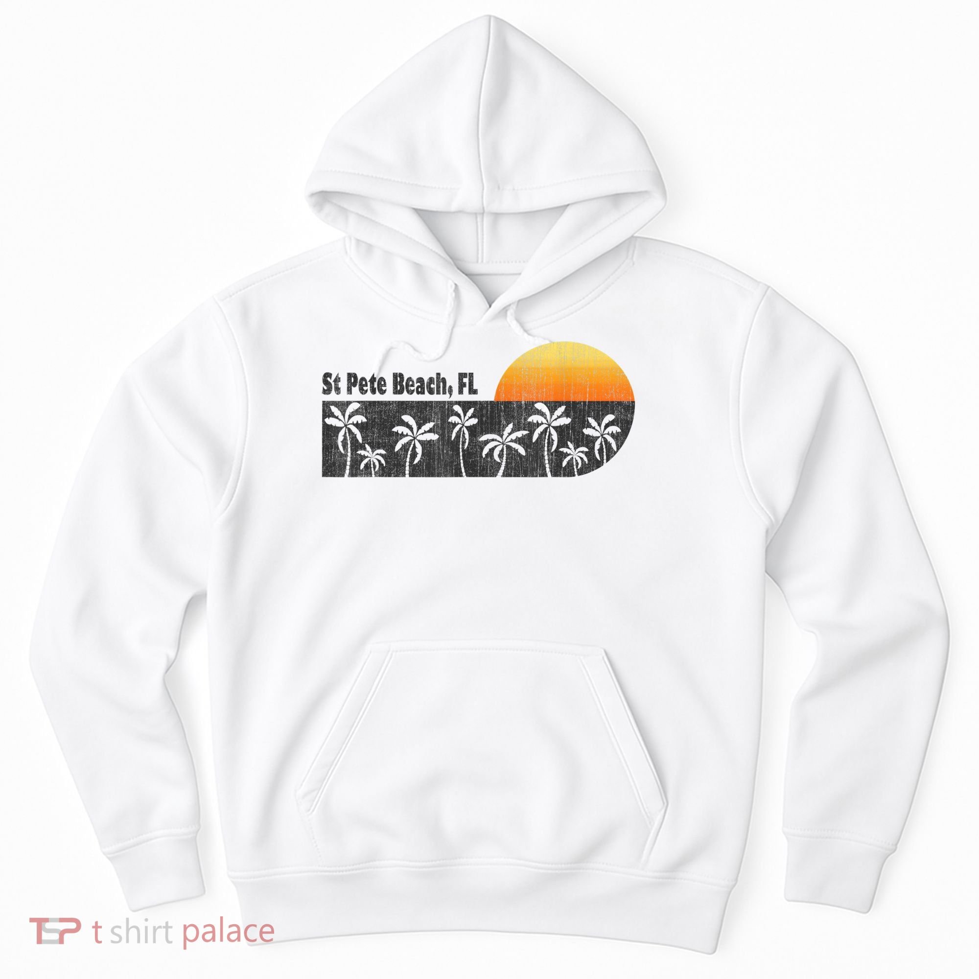 Retro St Pete Beach Florida Beach Hoodie