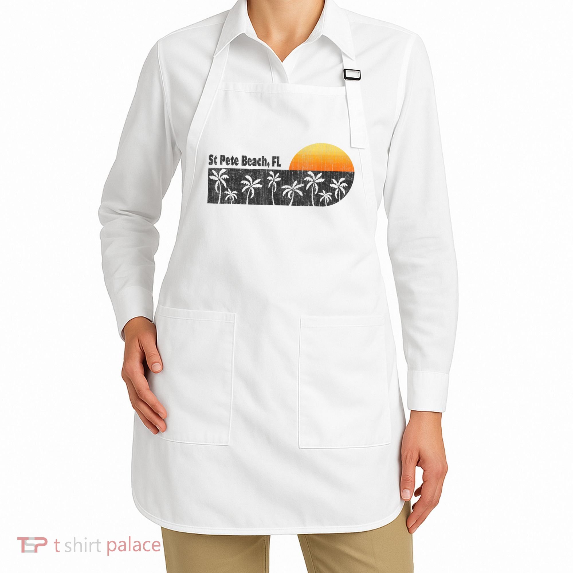 Retro St Pete Beach Florida Beach Apron