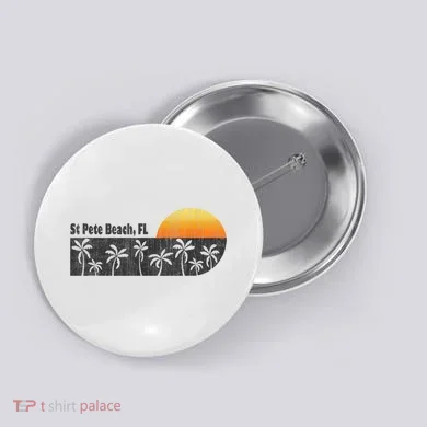 Retro St Pete Beach Florida Beach Button