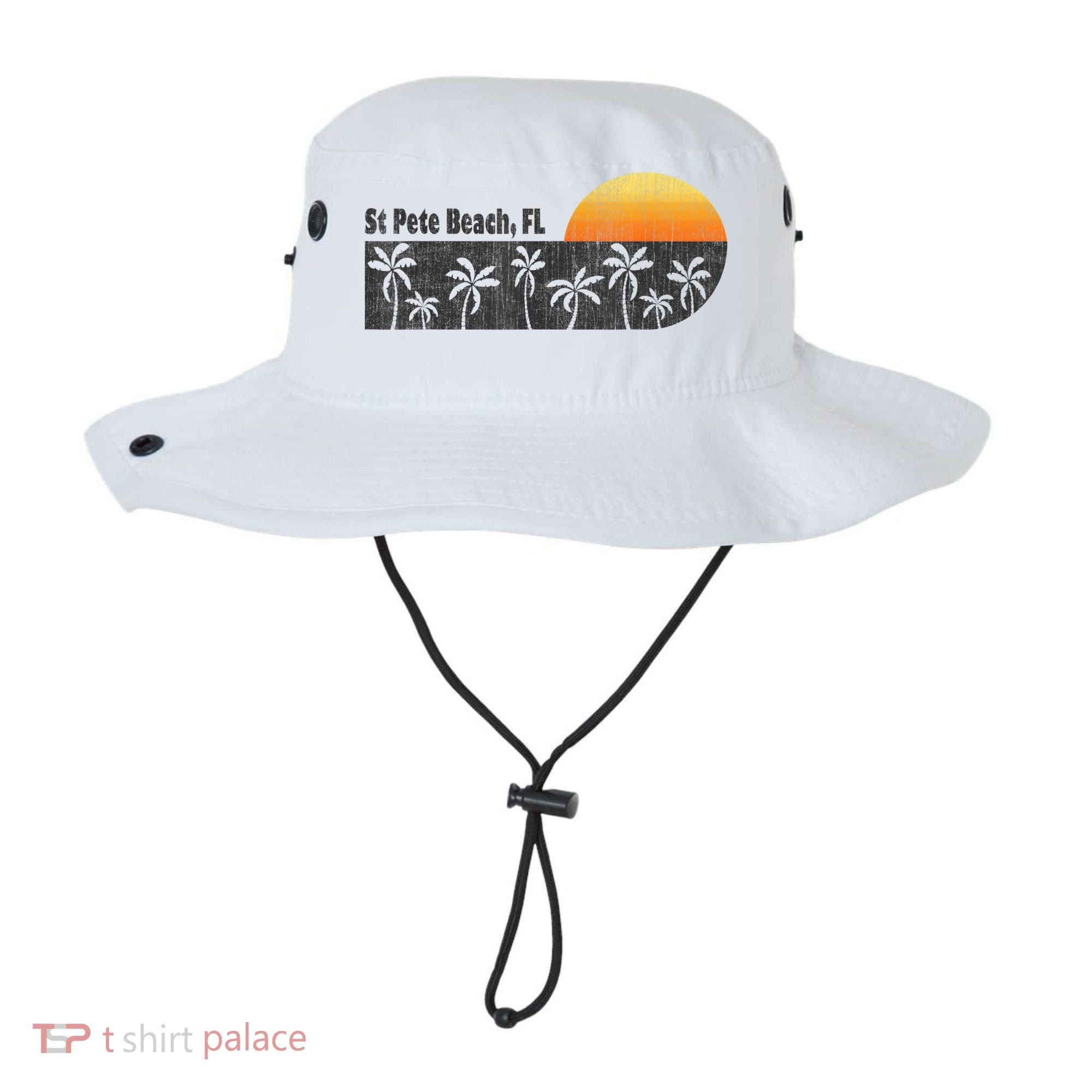 Retro St Pete Beach Florida Beach Bucket Hat