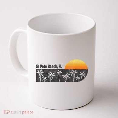 Retro St Pete Beach Florida Beach Coffee Mug
