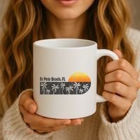 Retro St Pete Beach Florida Beach Coffee Mug thumb 3