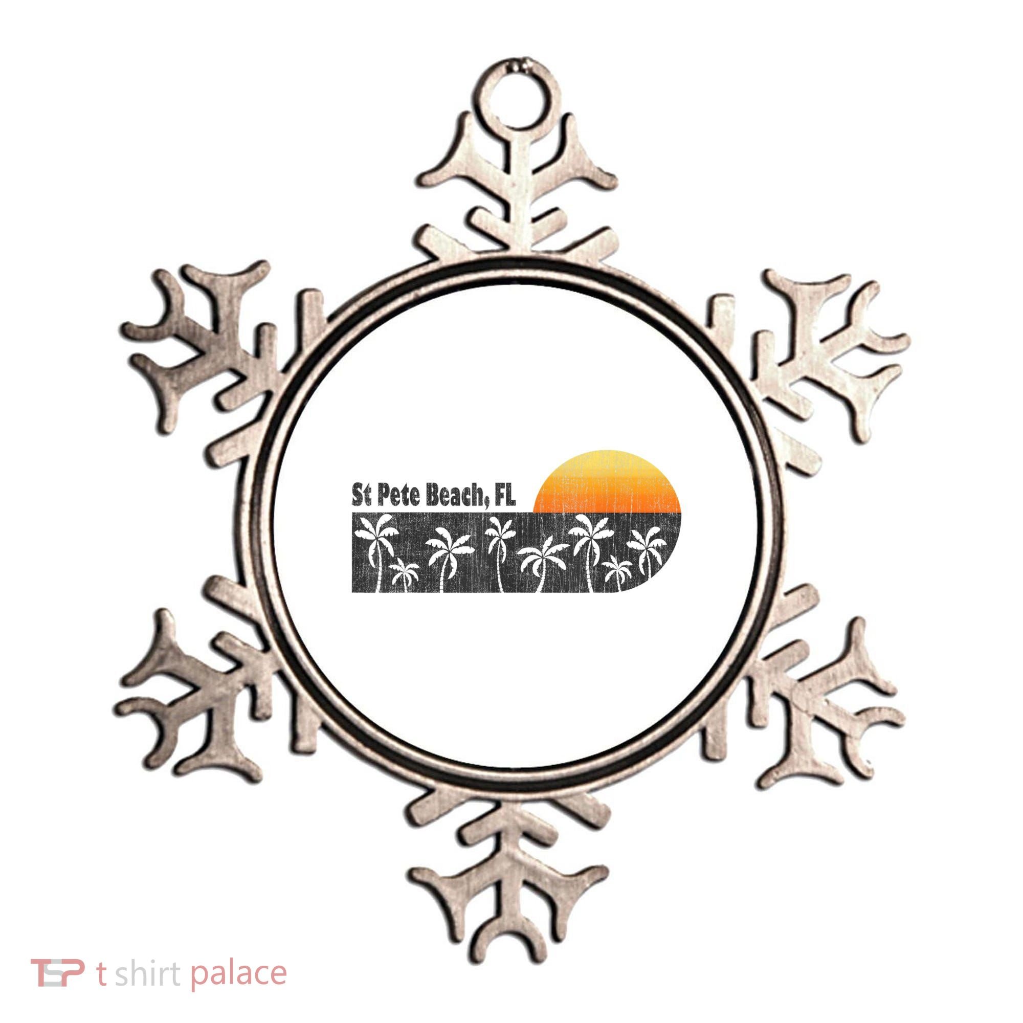 Retro St Pete Beach Florida Beach Ornament