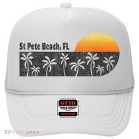 Retro St Pete Beach Florida Beach Hat thumb 0