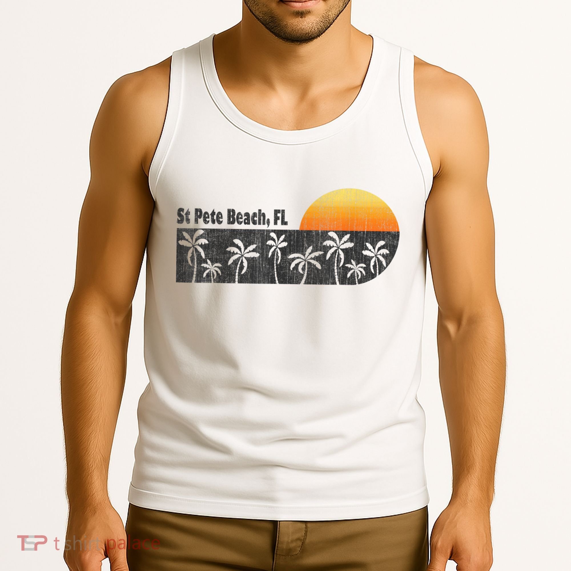 Retro St Pete Beach Florida Beach Tank Top