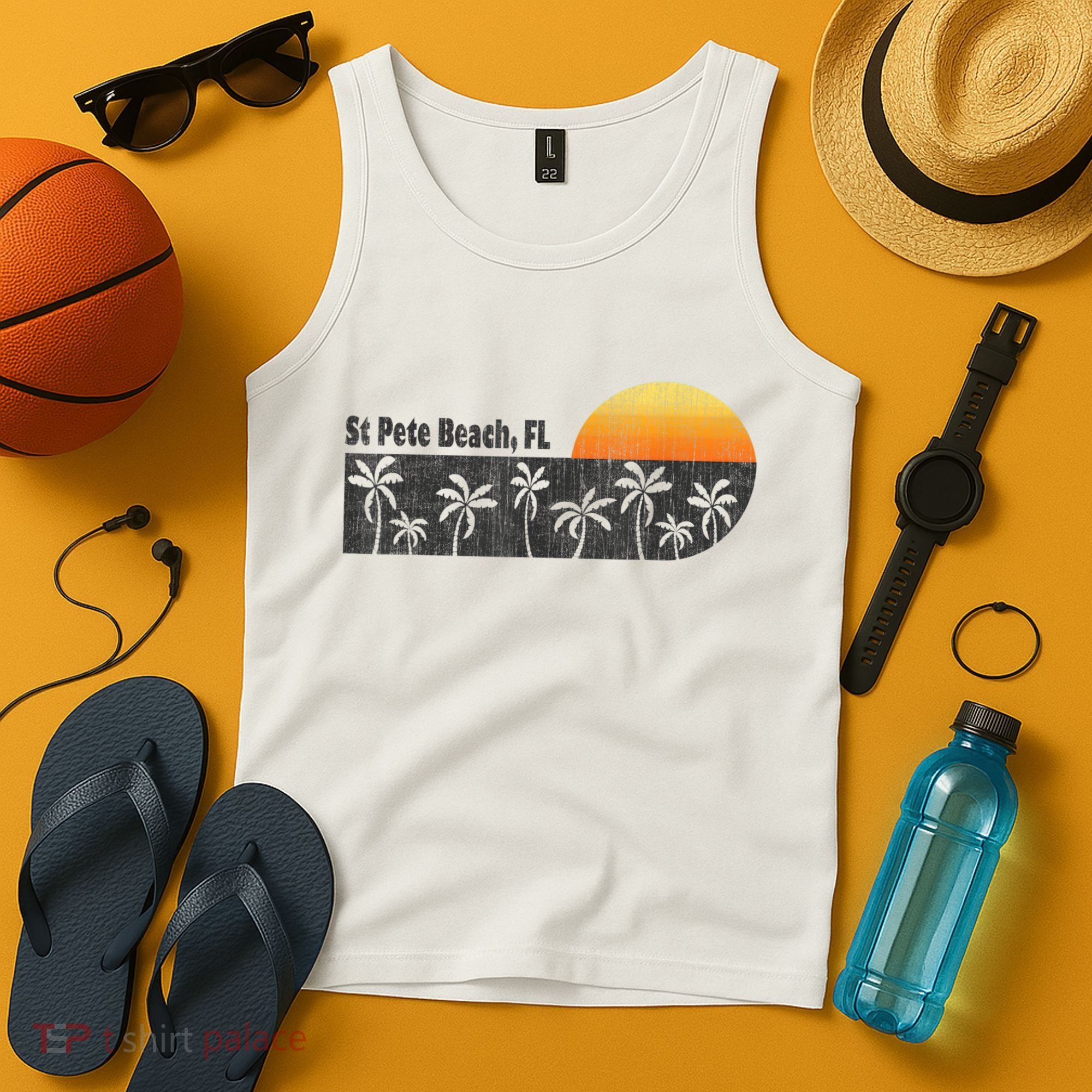 Retro St Pete Beach Florida Beach Tank Top