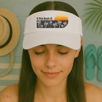 Retro St Pete Beach Florida Beach Visor thumb 2