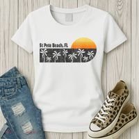 Retro St Pete Beach Florida Beach Women's T-Shirt thumb 3