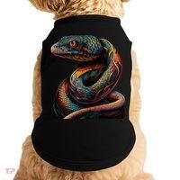 Realistic Snake Posing Doggie Tank thumb 0