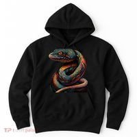 Realistic Snake Posing Hoodie thumb 0