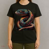 Realistic Snake Posing T-Shirt thumb 4