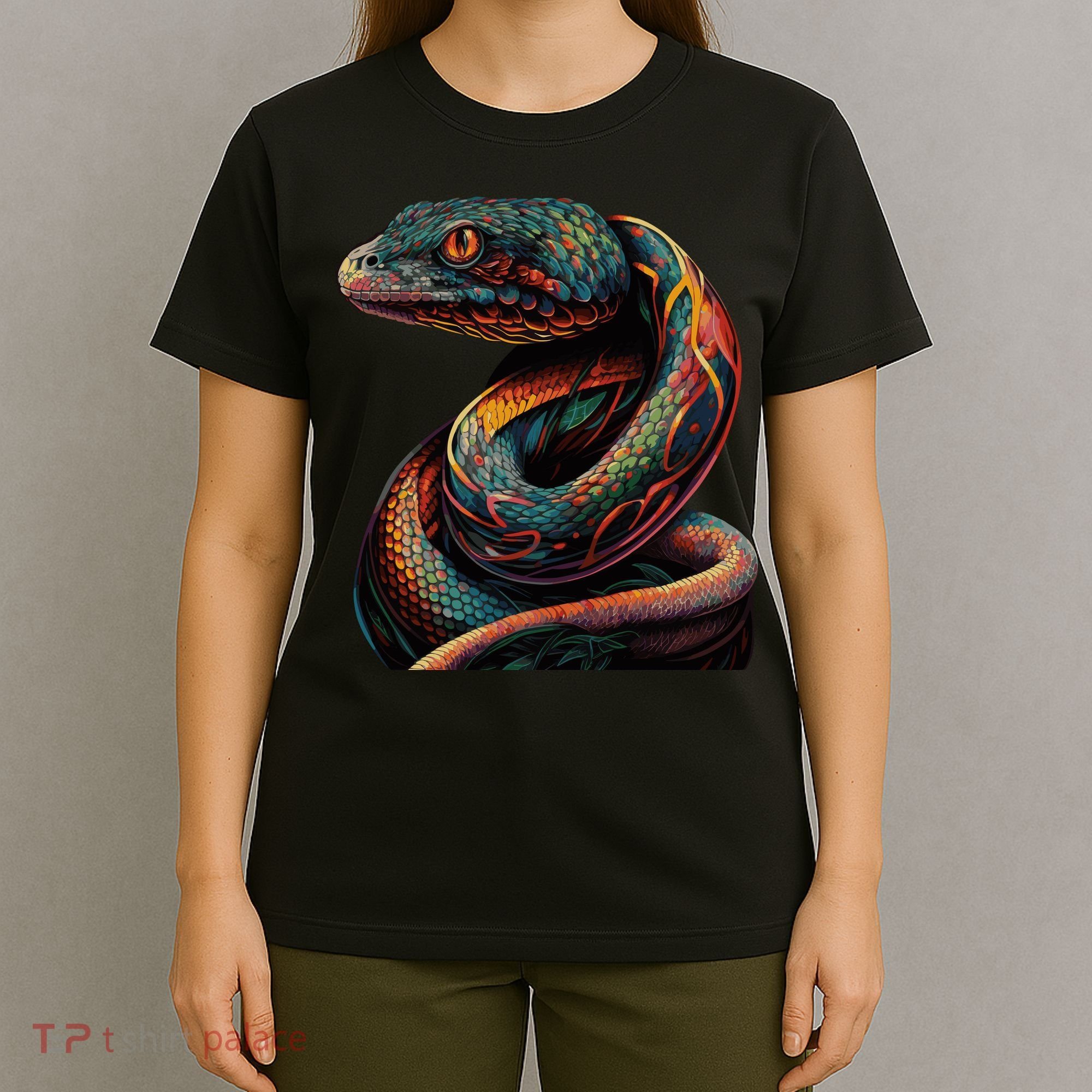 Realistic Snake Posing T-Shirt
