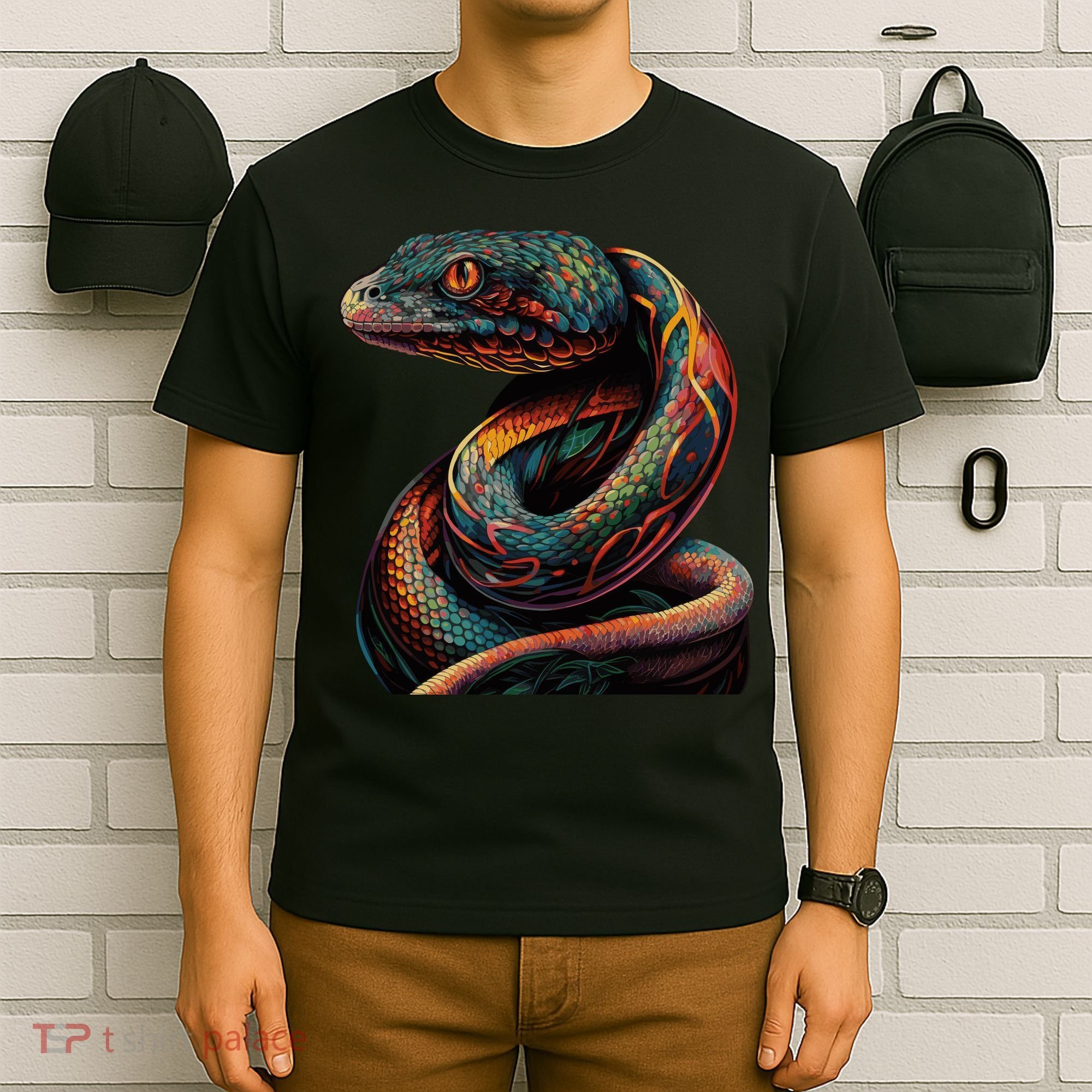 Realistic Snake Posing T-Shirt