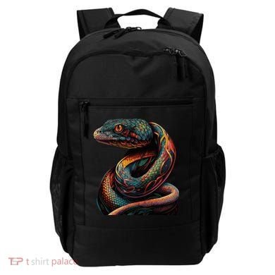 Realistic Snake Posing Backpack