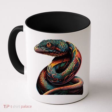 Realistic Snake Posing Coffee Mug