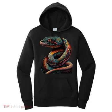 Realistic Snake Posing Women's Hoodie
