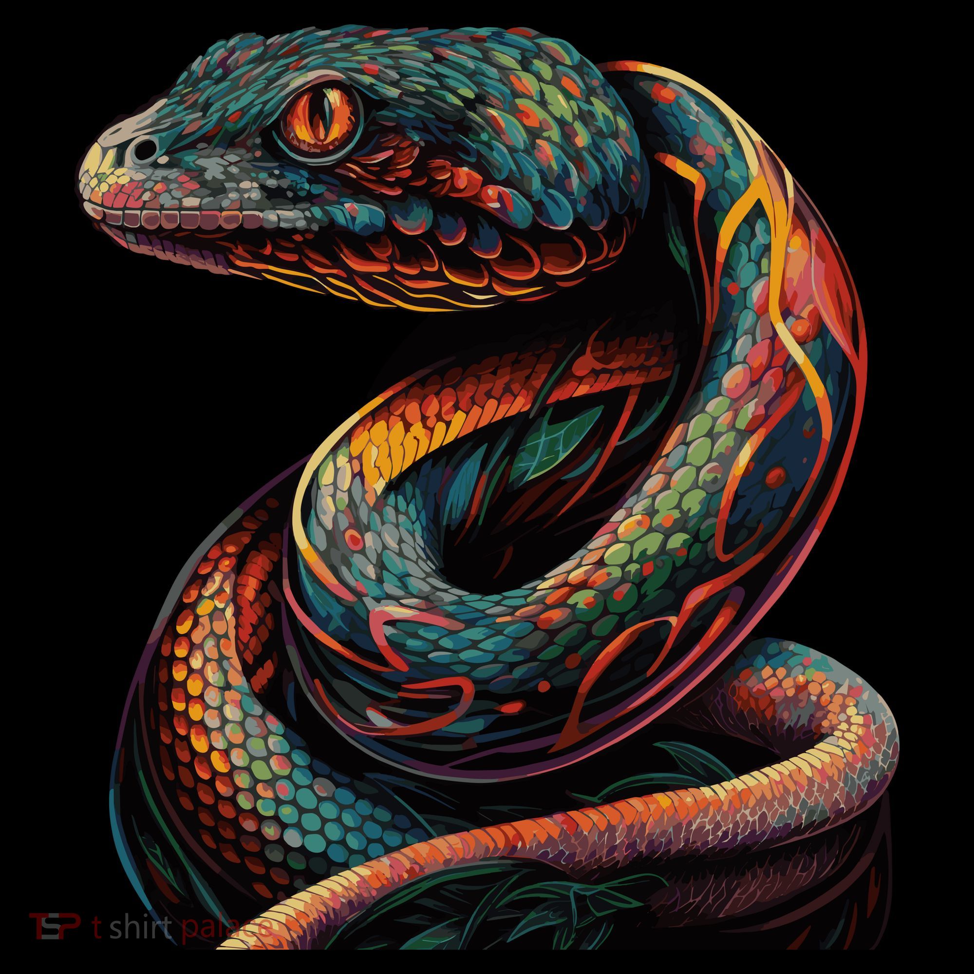 Realistic Snake Posing Women's Hoodie