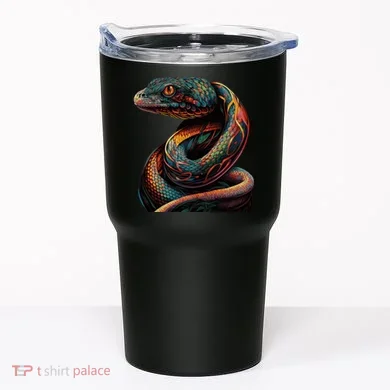 Realistic Snake Posing Tumbler