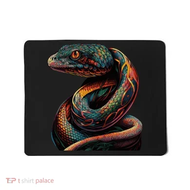 Realistic Snake Posing Mousepad
