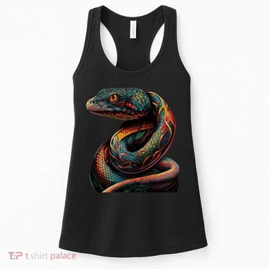 Realistic Snake Posing Women's Tank Top