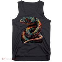Realistic Snake Posing Tank Top thumb 0