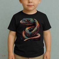 Realistic Snake Posing Toddler T-Shirt thumb 2