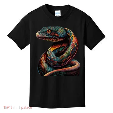 Realistic Snake Posing Kids T-Shirt