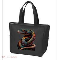 Realistic Snake Posing Tote Bag thumb 3