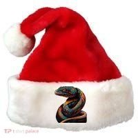 Realistic Snake Posing Santa Hat thumb 0