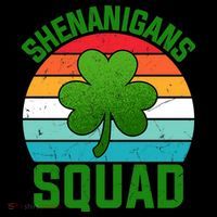 Retro St Patricks Day Shenanigans Squad Shamrock St Patricks Day Coffee Mug thumb 5
