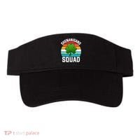 Retro St Patricks Day Shenanigans Squad Shamrock St Patricks Day Visor thumb 0