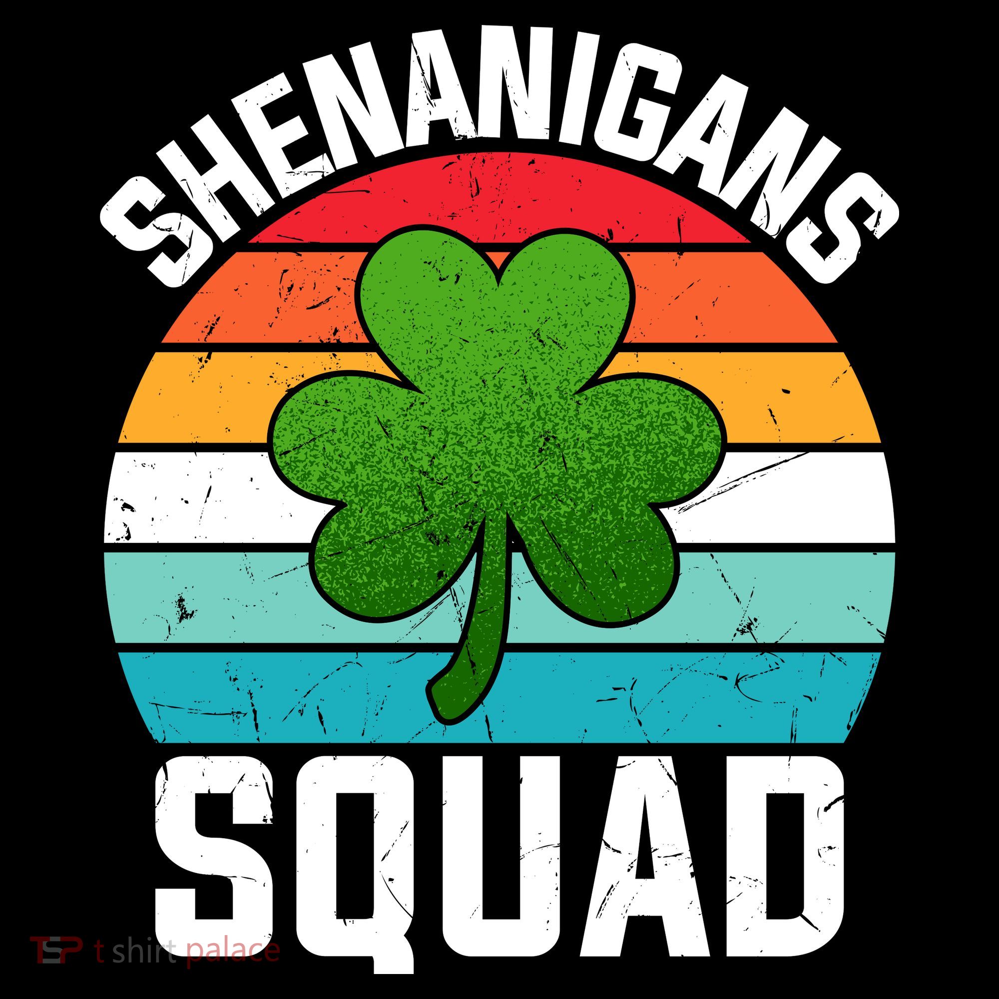Retro St Patricks Day Shenanigans Squad Shamrock St Patricks Day Visor