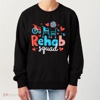 Rehab Squad Pt Rehab Physiotherapist ValentineS Day Women's Sweatshirt thumb 0
