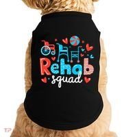 Rehab Squad Pt Rehab Physiotherapist ValentineS Day Doggie Tank thumb 0