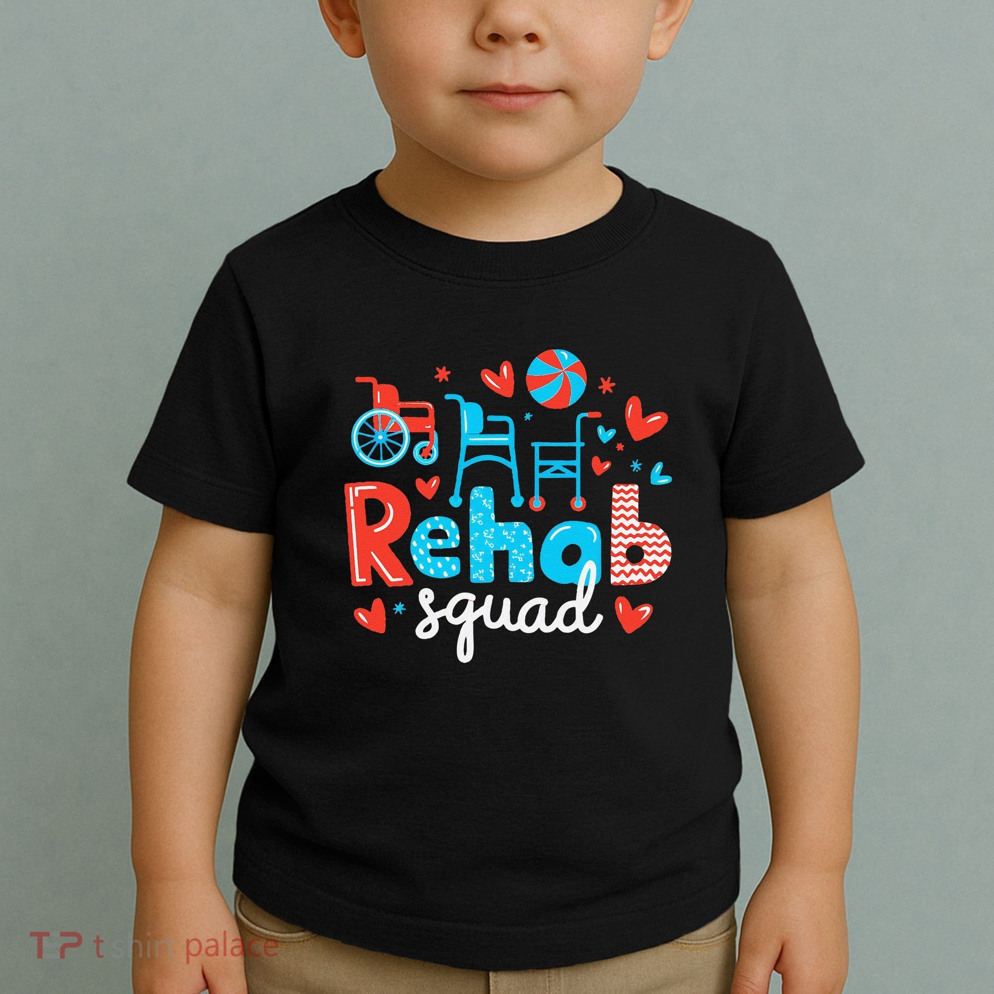 Rehab Squad Pt Rehab Physiotherapist ValentineS Day Toddler T-Shirt