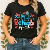 Rehab Squad Pt Rehab Physiotherapist ValentineS Day Women's T-Shirt thumb 2